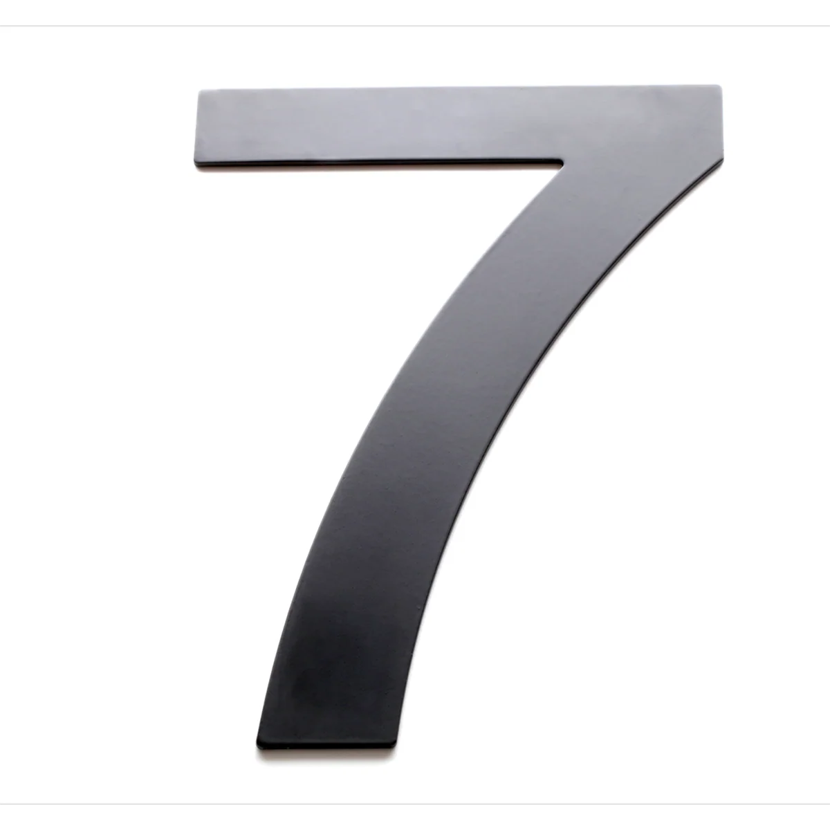 Sandleford House Number 7 - 200mm Black Powder-Coated Steel