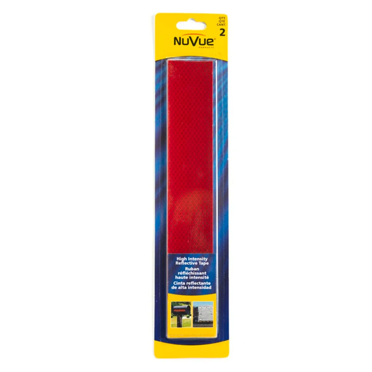 Sandleford Reflective Red Safety Tape 50mm x 300mm - High Intensity Prismatic