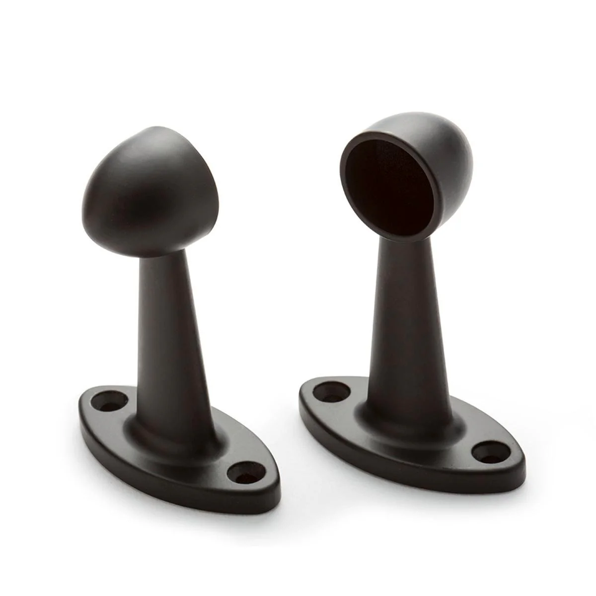 Sandleford 19mm Black Fitting Rod Pillar End 2 Pack - Matte Black - 52mm x 70mm