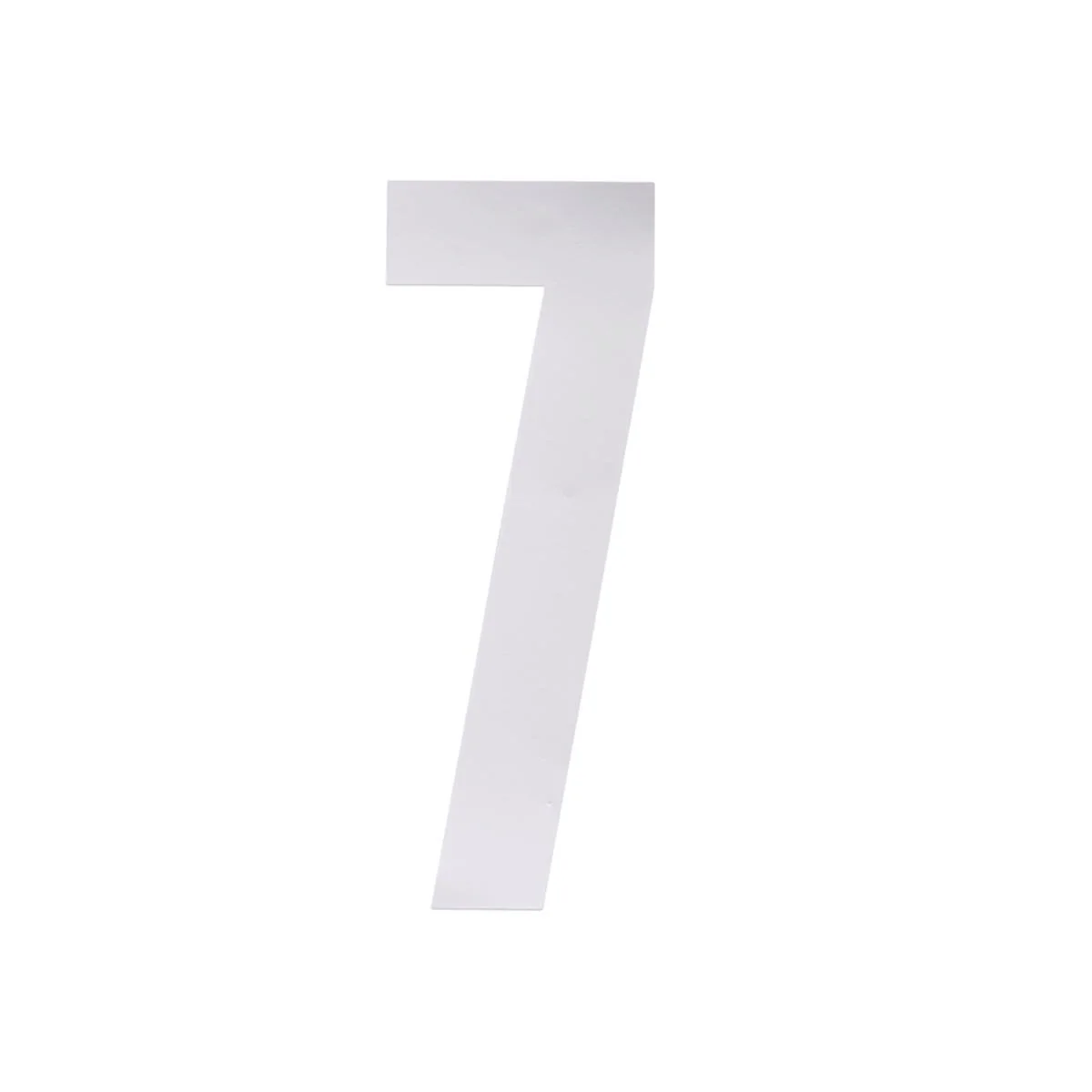 Sandleford Self Adhesive Wheelie Bin Number 7 - 175mm - White - Pack of 2