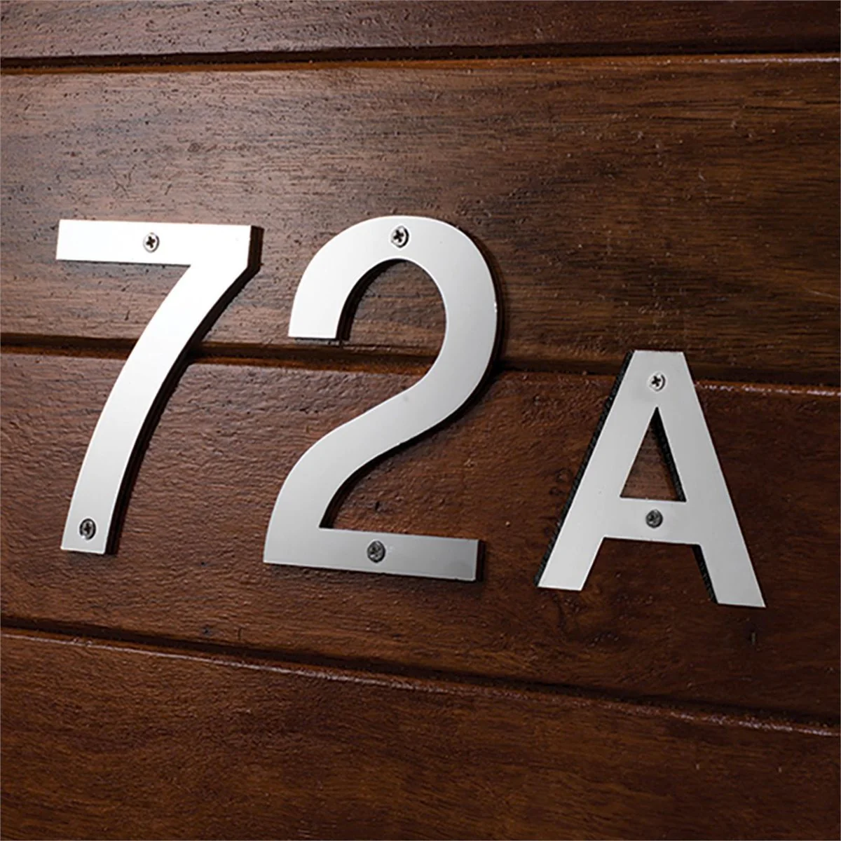 Sandleford Stainless Steel House Number 9 - 100mm - Brushed Finish - Image 2