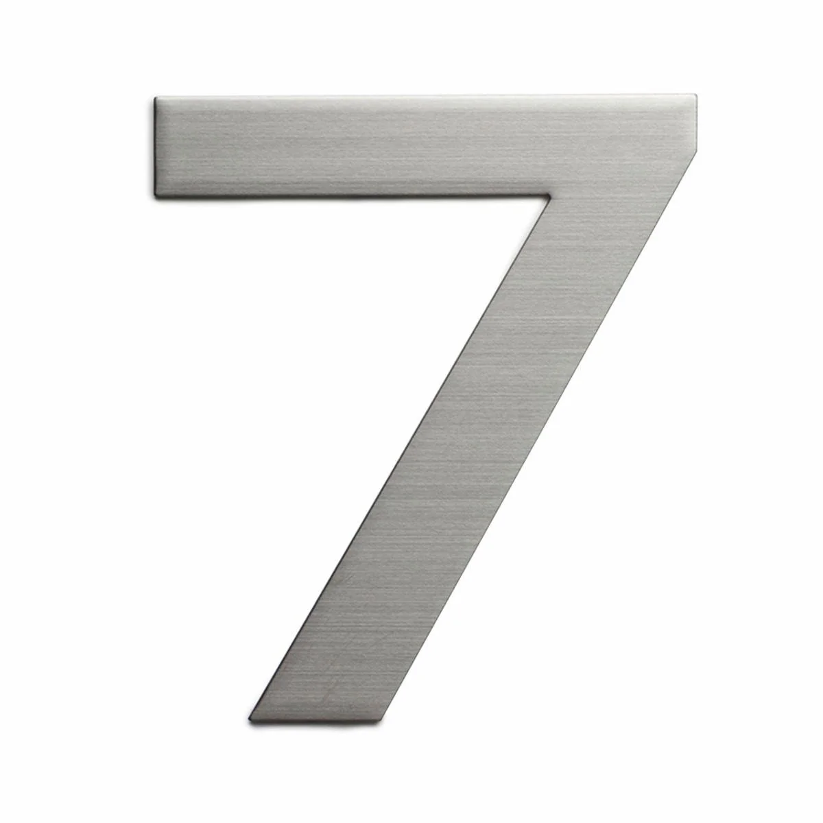 Sandleford Stainless Steel Plaza House Number 7 - 150mm - Silver