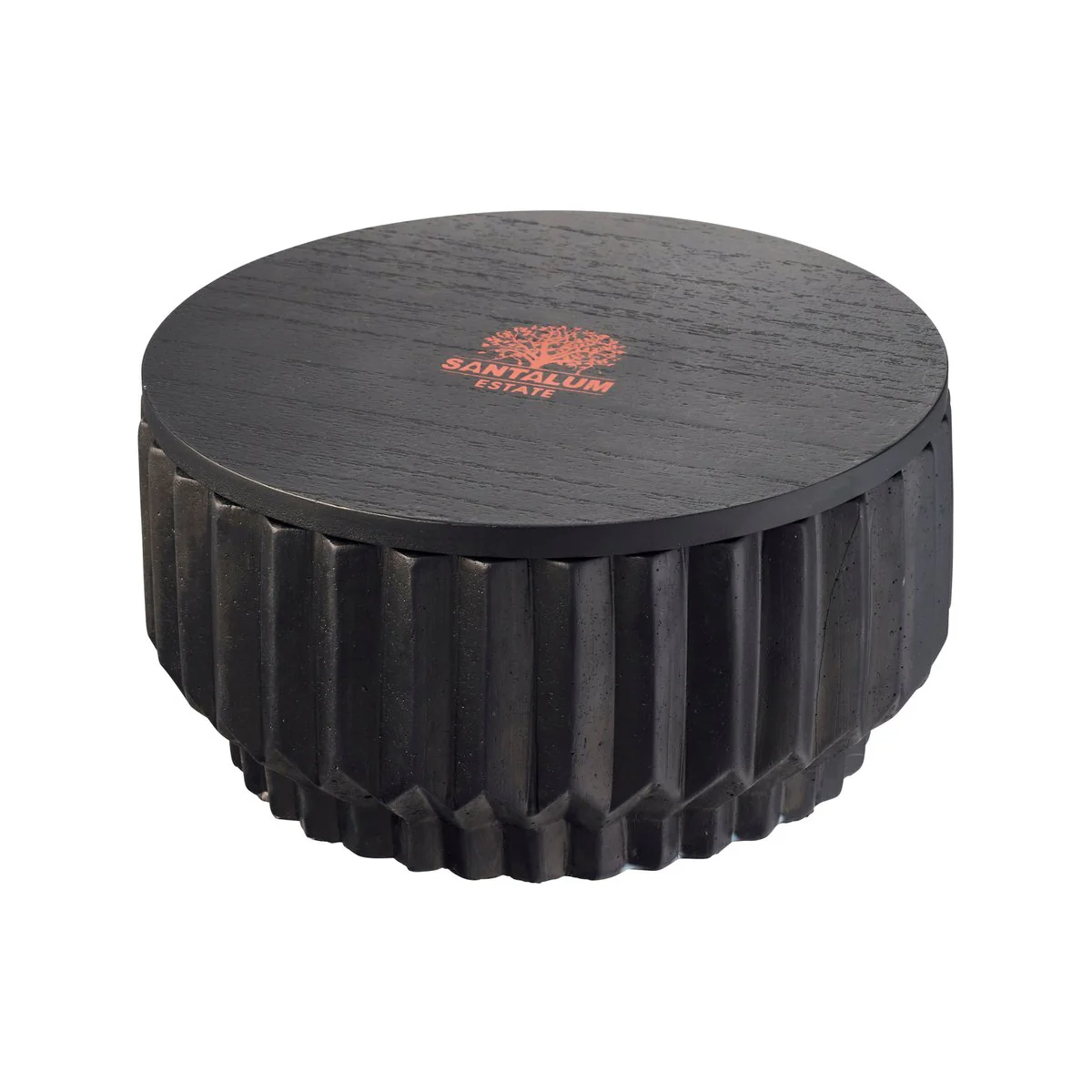 Santalum Estate Sandalwood Citronella Candle - Black Ceramic - 180mm x 90mm - Mosquito Repellent - Image 3