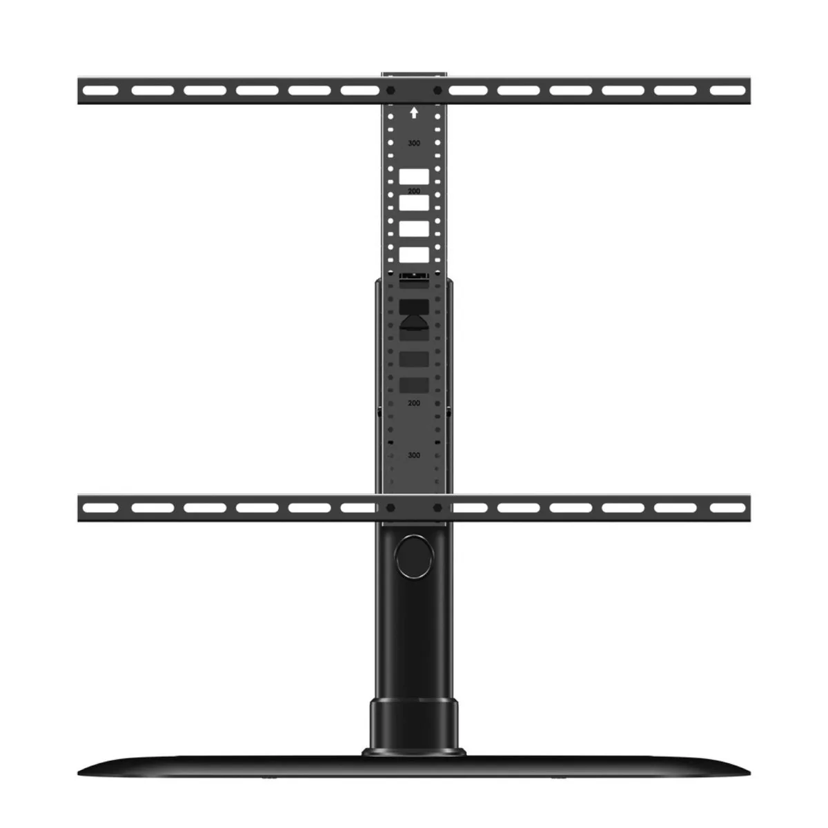 Sanus Swivel TV Base 32" - 65" - Height Adjustable - 70° Swivel - Black - Image 2
