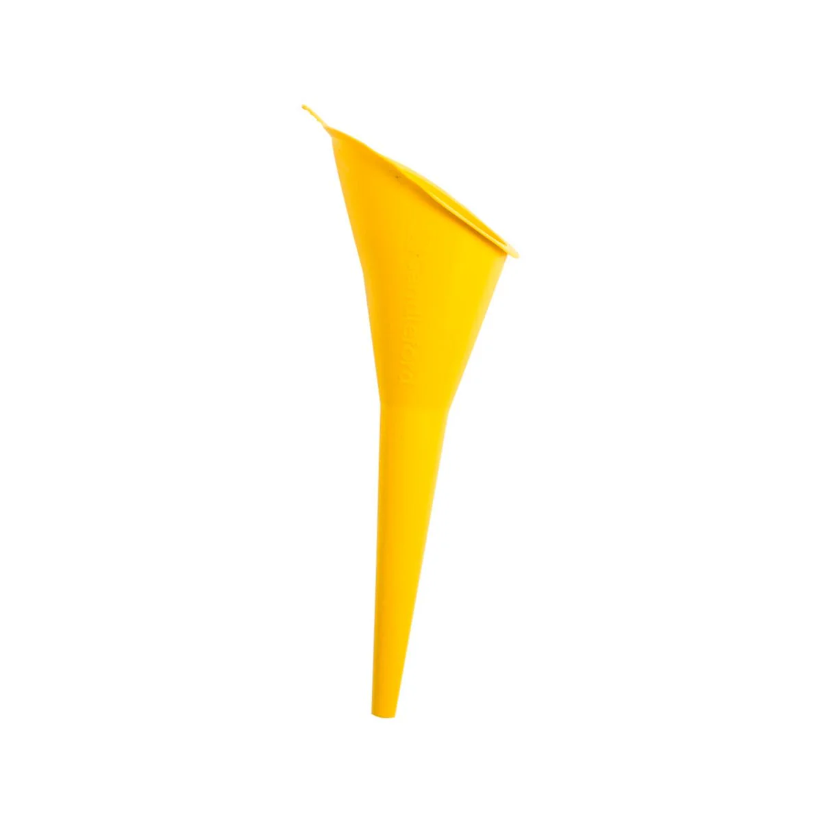 Saxon Flexible Spill Saver Funnel - 1L - Yellow - Durable - Spill Minimiser