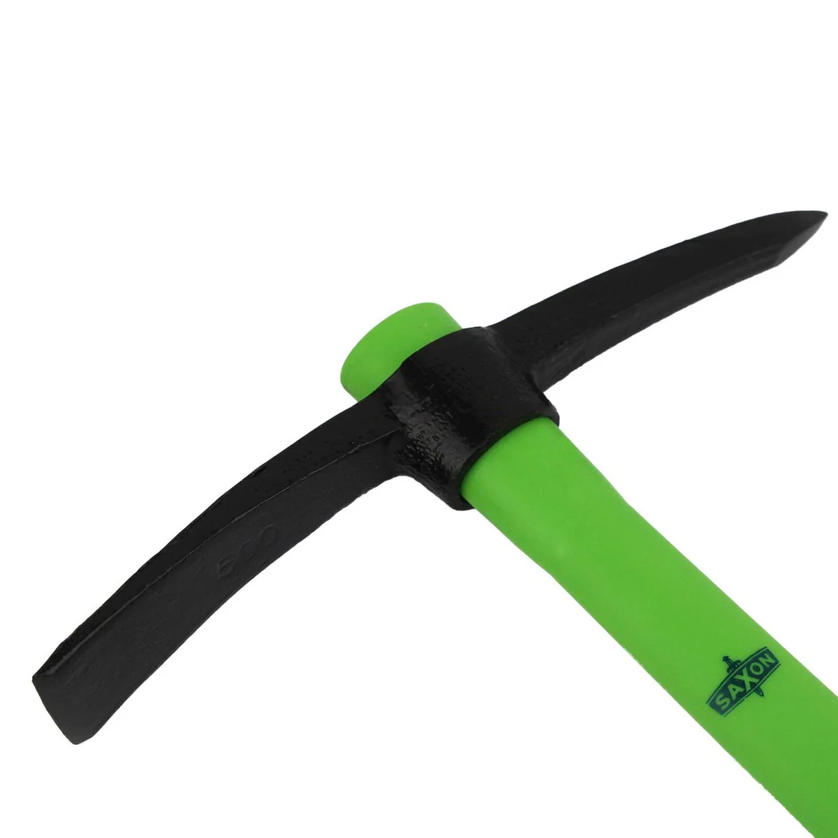 Saxon Mini Pick Mattock - 380mm - Fibreglass Handle - Carbon Steel Head - Lightweight - Image 2