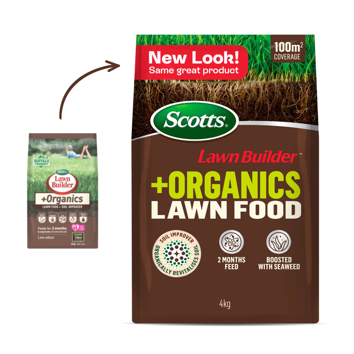 Scotts Lawn Builder - 4kg - Granular - Slow Release + Organics - Image 4