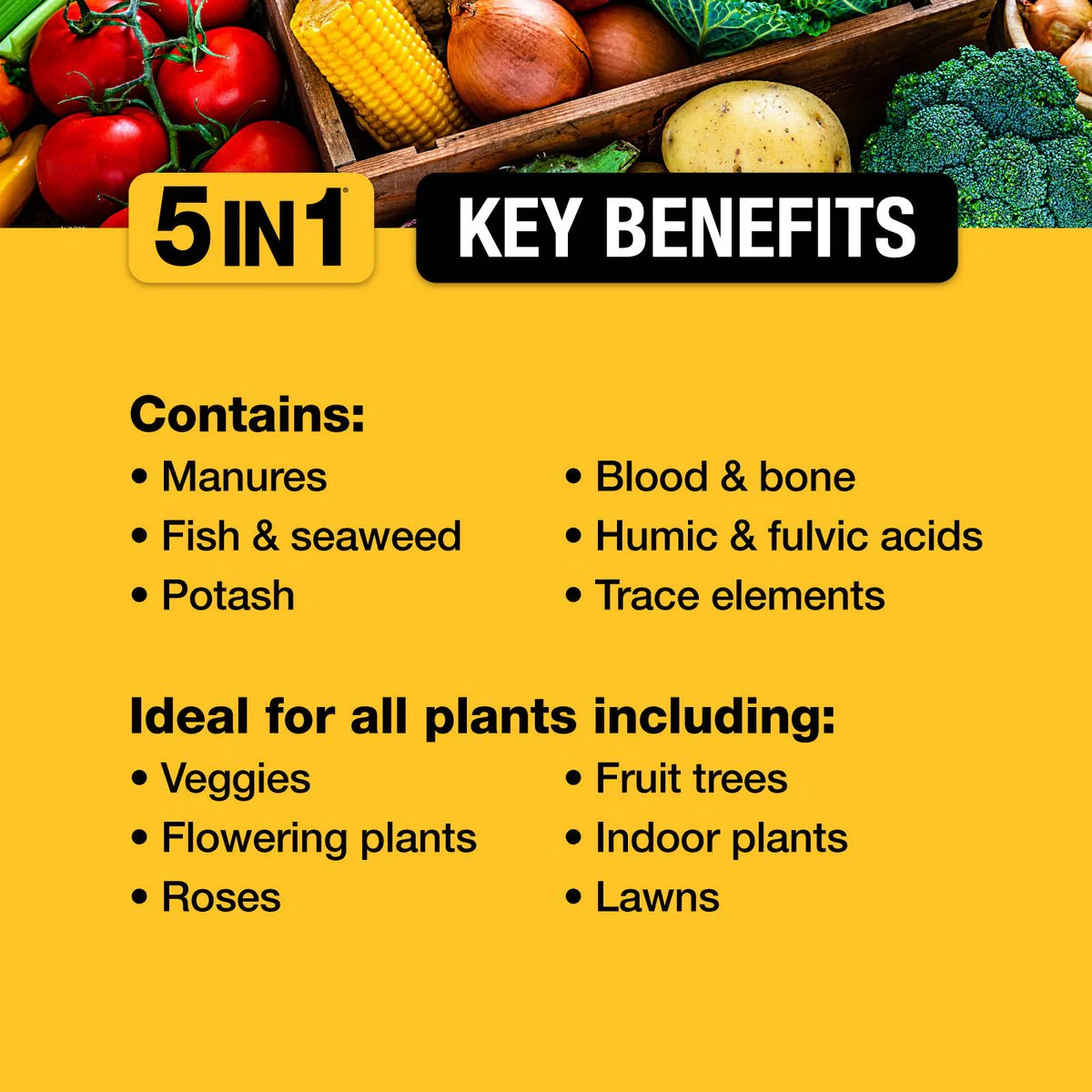 Searles 5 in 1 Organic Liquid Fertiliser - 1L - Liquid Concentrate - All Plants - Image 4