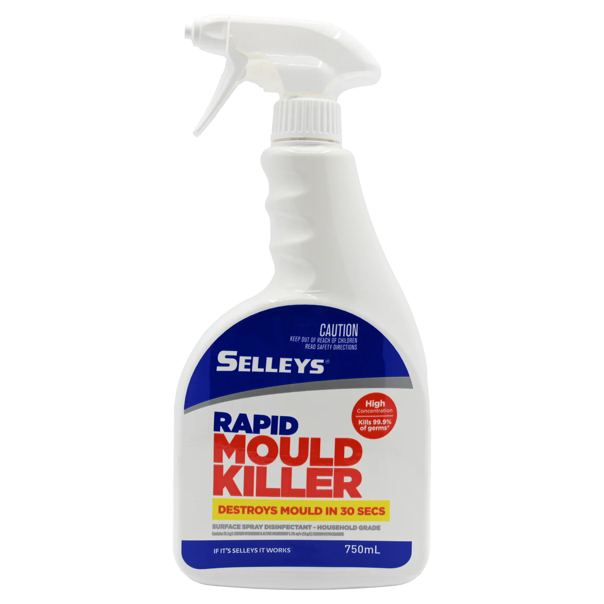 Selleys Rapid Mould Killer - 750ml - Spray - Fast Acting