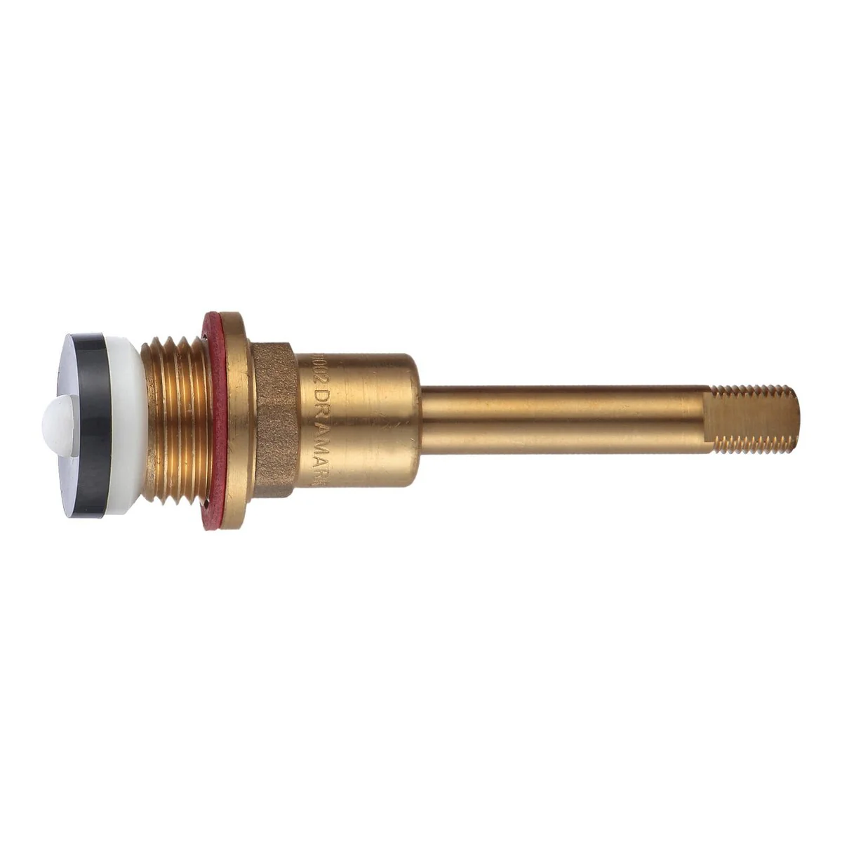 Shaw Mason Brass Wall Spindle - Lead-Free Brass - 64mm x 169mm - Water Flow Control