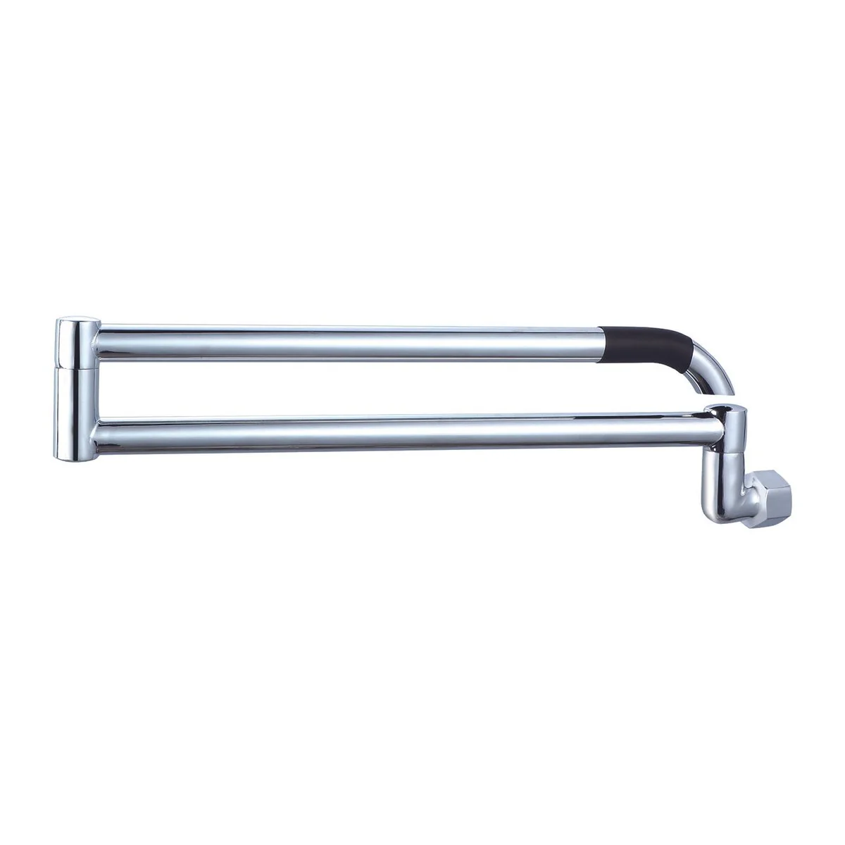 Shaw Mason Chrome Swivel Laundry Arm 600mm - Durable Brass Construction