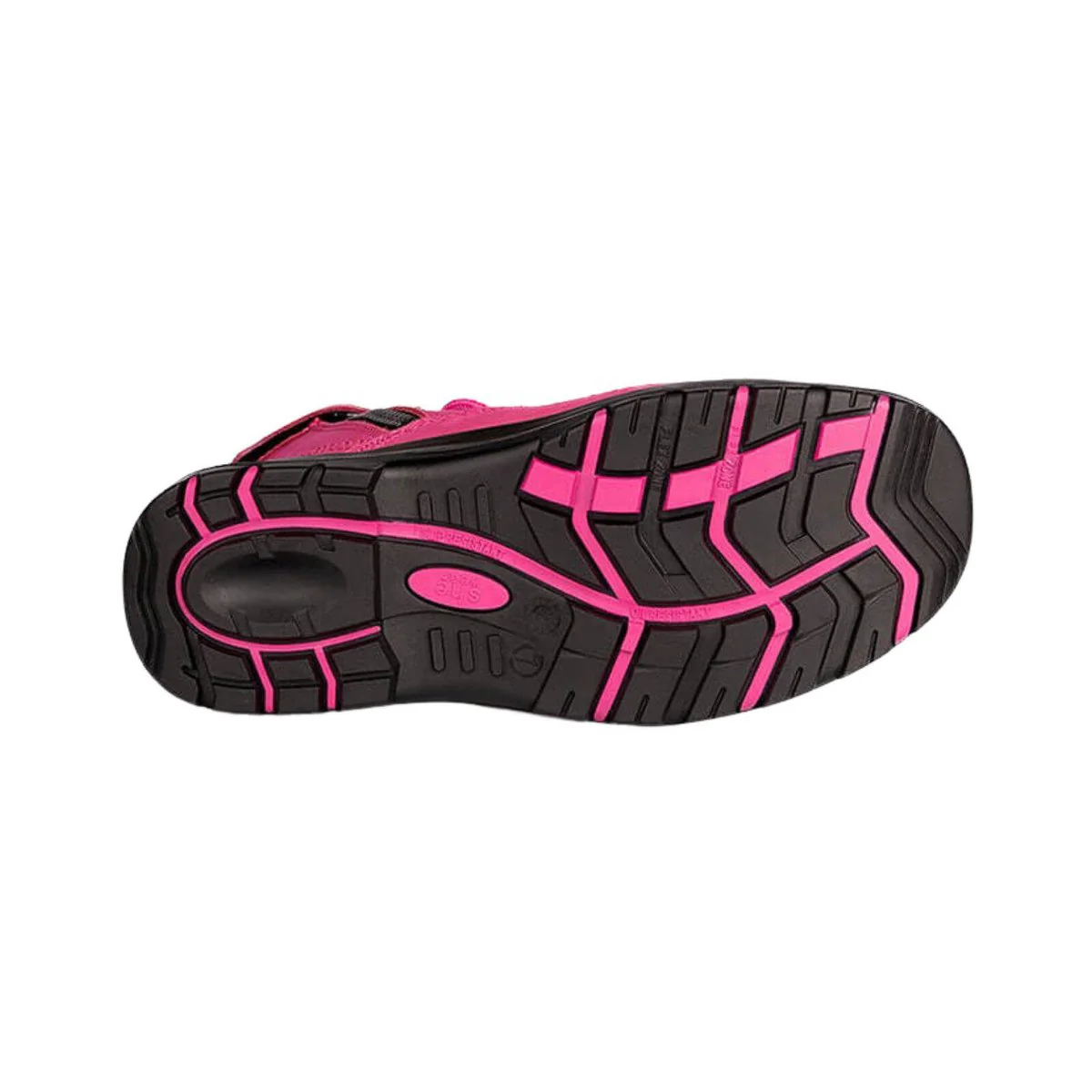 She Wear Achieves Womens Safety Workboots - Size 8 - Hot Pink - Lightweight, Comfortable - Image 3