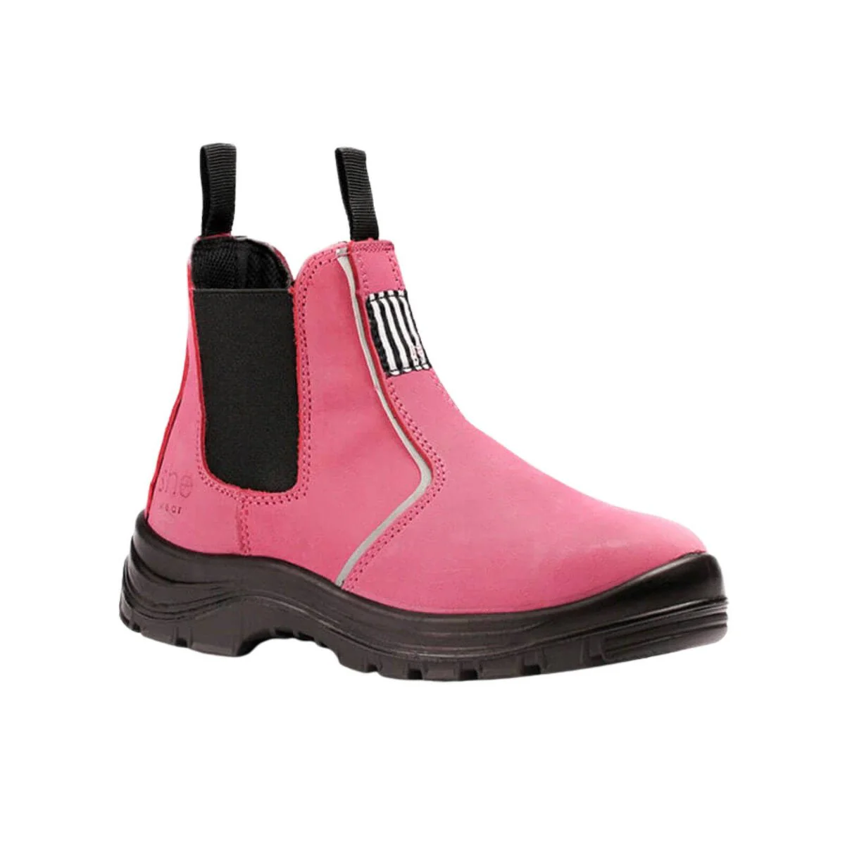 She Wear Inspires Women's Safety Workboots - Size 11 - Hot Pink - Steel Toe