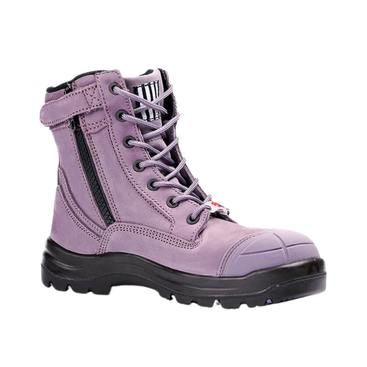 Shewear Achieves Purple Womens Safety Workboots Size 8 - Lightweight - Comfortable - Slip Resistant - Image 2