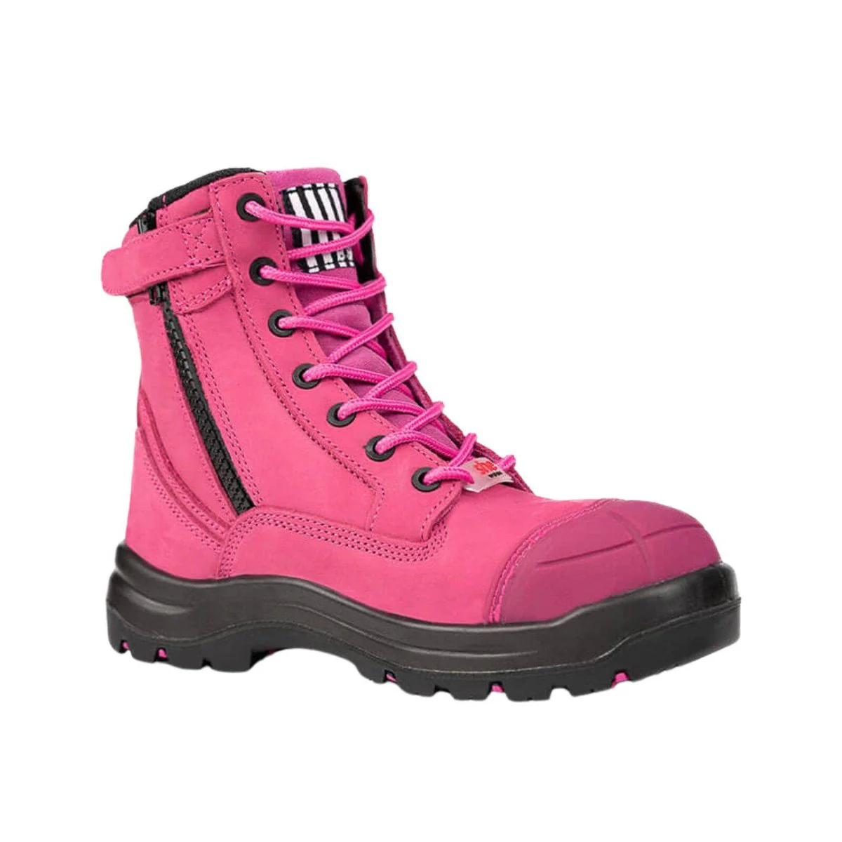 Shewear Achieves Womens Safety Workboots Size 11 - Hot Pink - Lightweight Comfort - Image 2