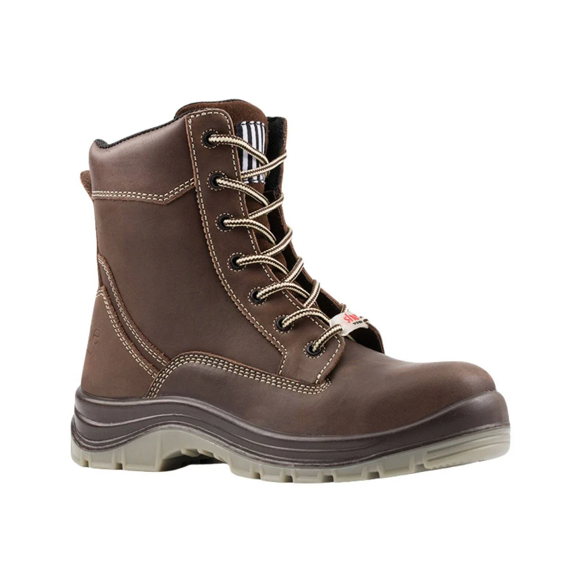 Shewear Pursues Brown Womens Safety Workboots Size 6 - Water-Resistant - Slip Resistant