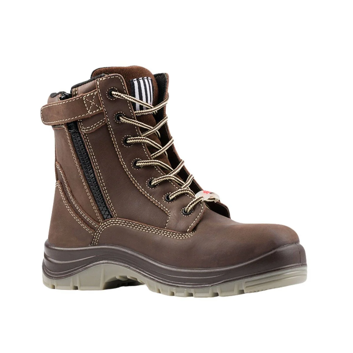 Shewear Pursues Brown Womens Safety Workboots Size 6 - Water-Resistant - Slip Resistant - Image 2