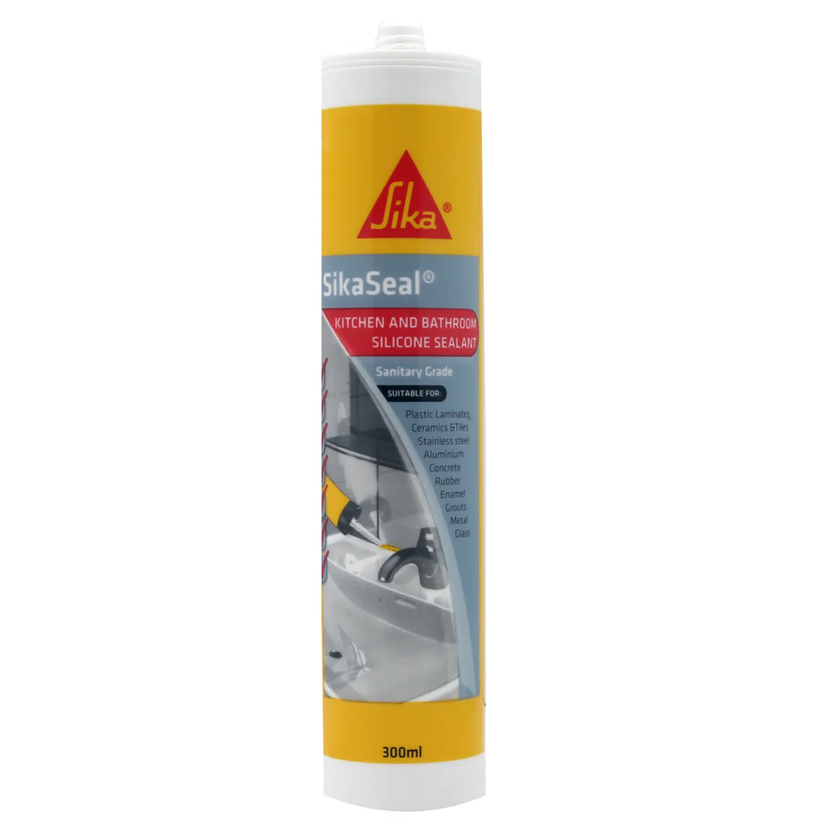 Sika Brown Sikaseal Silicone Sealant 300ml - Weatherproof - Mould Resistant