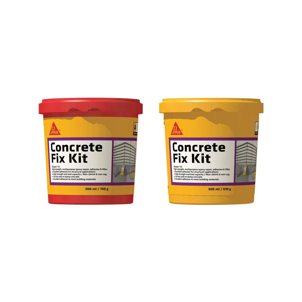 Sika High Strength Epoxy Repair Adhesive - 1l - Paste - Structural Use