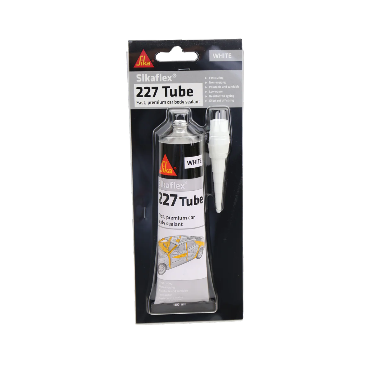 Sika Sikaflex 227 Sealant 150ml White Polyurethane Fast Skinning