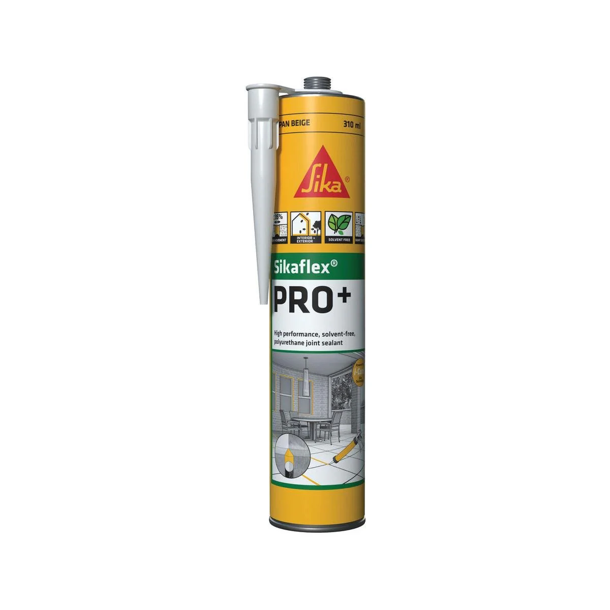Sika Sikaflex Pro Polyurethane Sealant - 310ml - Japan Beige - Solvent-Free