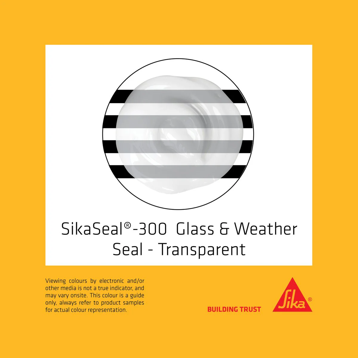 Sika Sikaseal 300 - 300ml - Silicone Sealant - Weather Resistant - Image 4