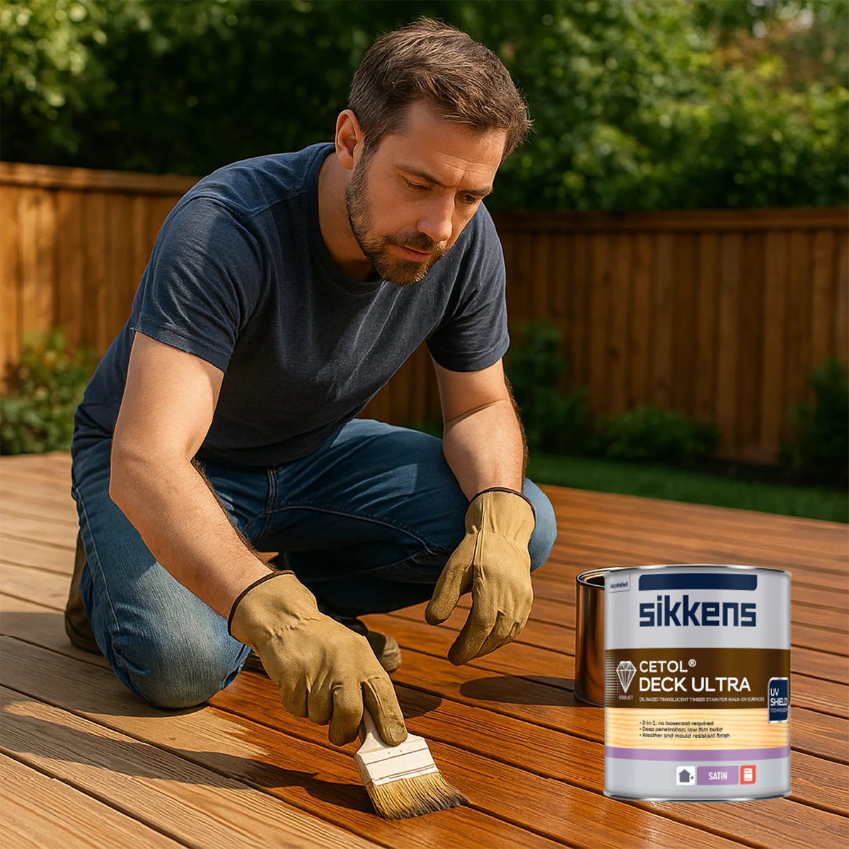 Sikkens Natural Cetol Deck Ultra - 1L - Satin Finish - Weather Resistant - Image 2