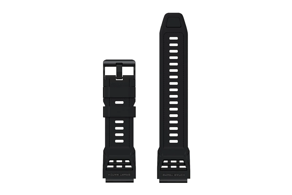 Silicone Strap for Kogan Active Tactical GPS Watch - Black, 22mm