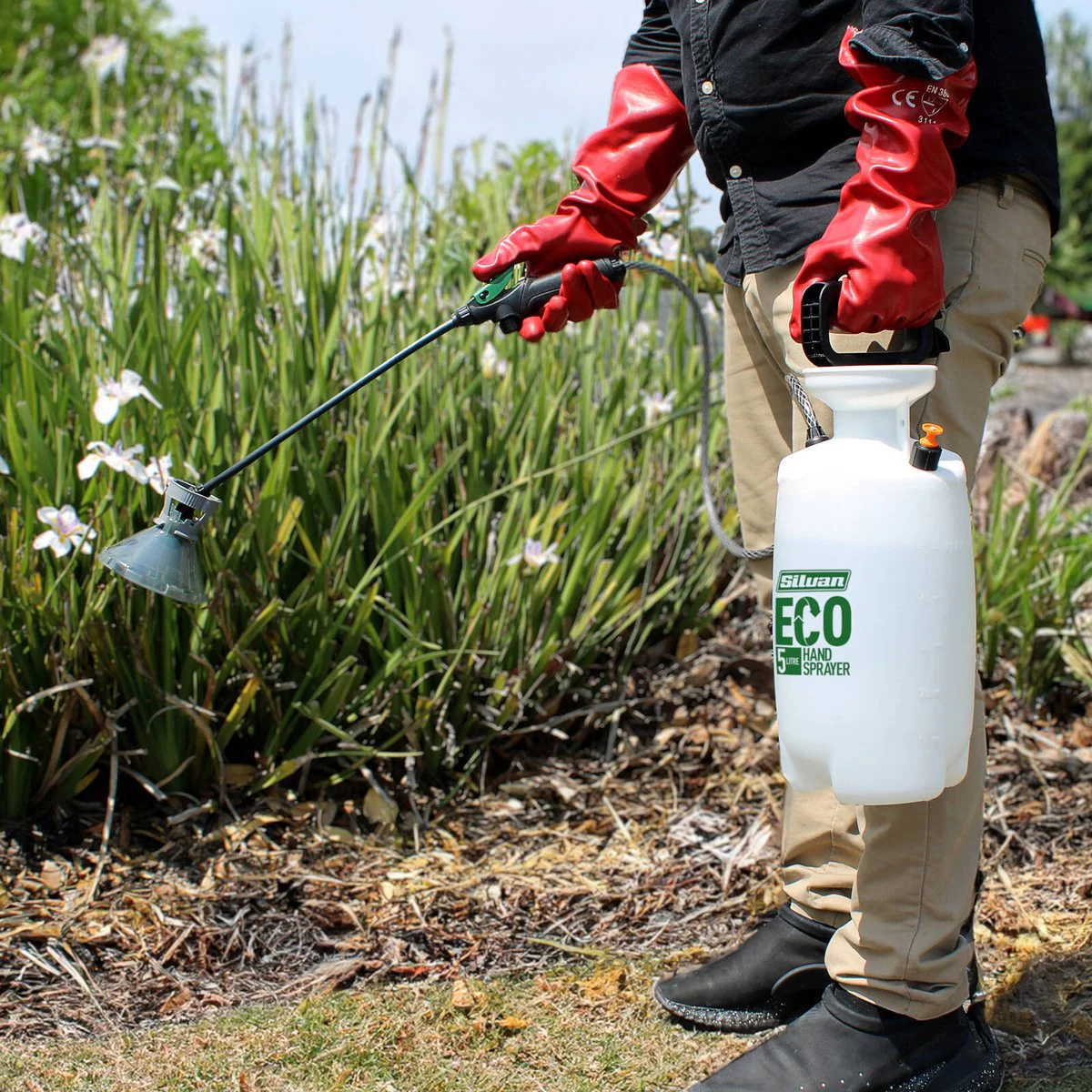 Silvan 5L Eco Hand Sprayer - 3-in-1 Adjustable Nozzle - Ergonomic Design - Image 2