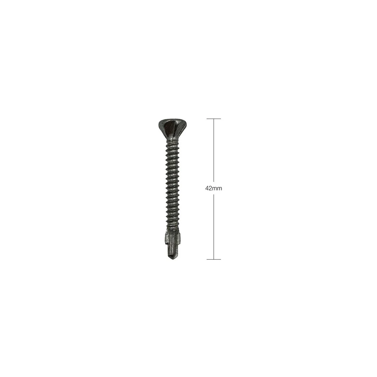 Simpson Strong Tie 10 x 42mm Galvanized Collated Quik Drive Screw 500 Pack - Self-Drilling - Ribbed Flat Head - Image 5