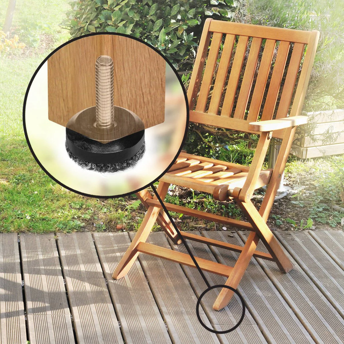 Slipstick Clear Outdoor Screw in Berber 28mm - Floor Protection - Weatherproof - Image 5