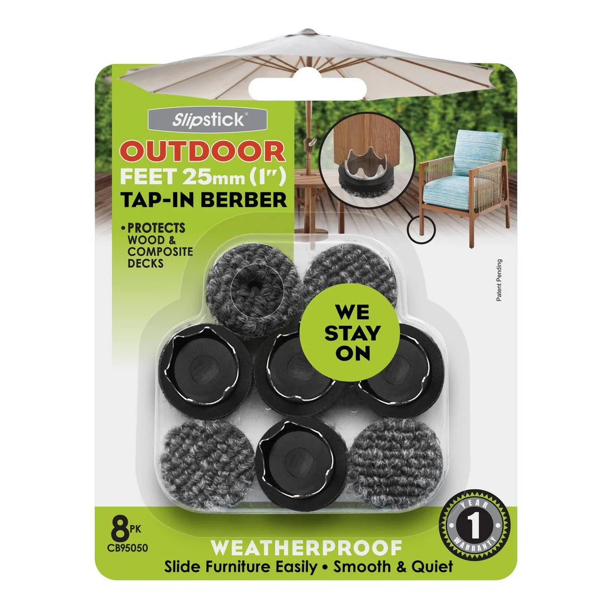 Slipstick Clear Outdoor Tap 25 mm - Weatherproof Floor Protection - Image 4