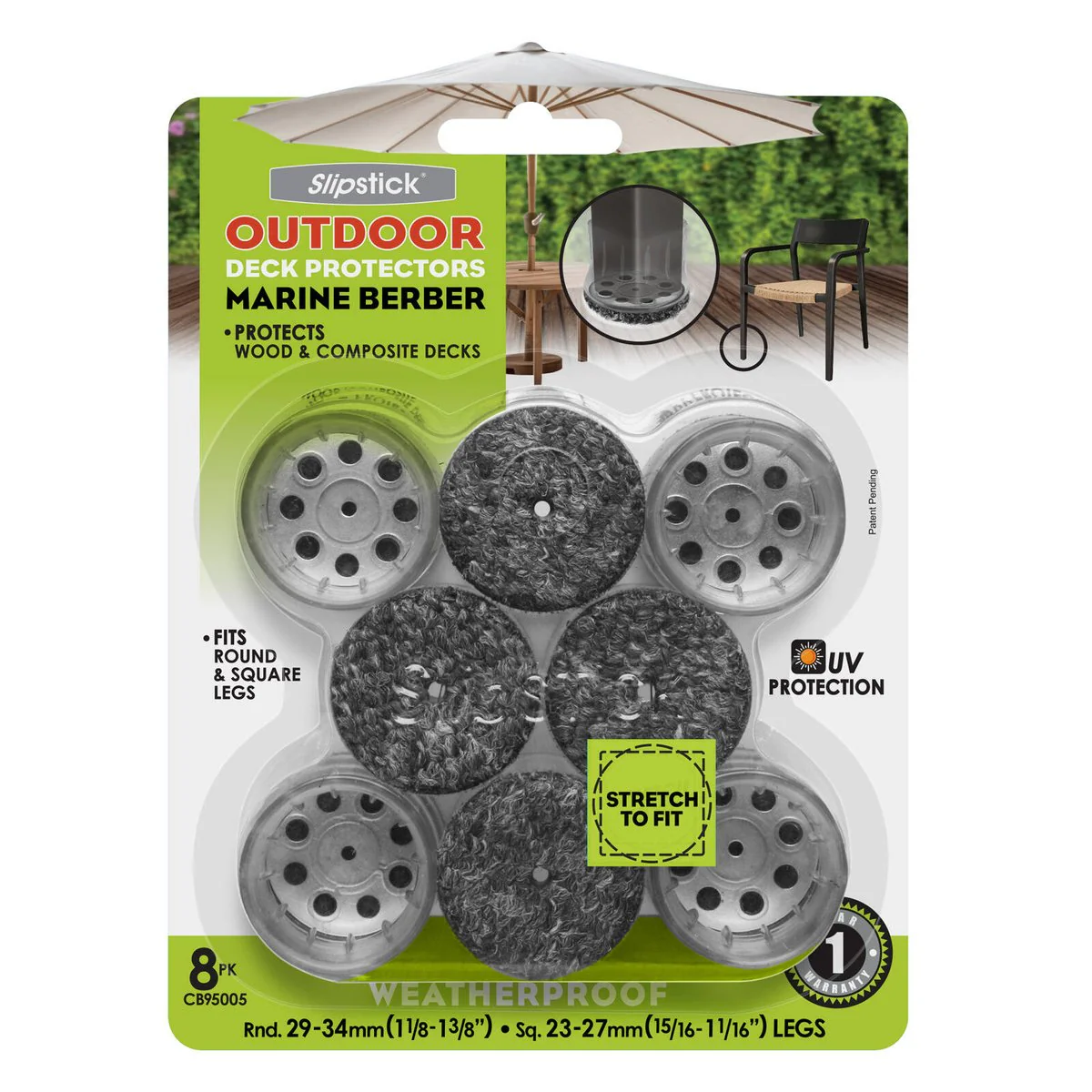 Slipstick Clear Sleeve Outdoor Circle - 29-34 mm Diameter - Weatherproof - Image 3