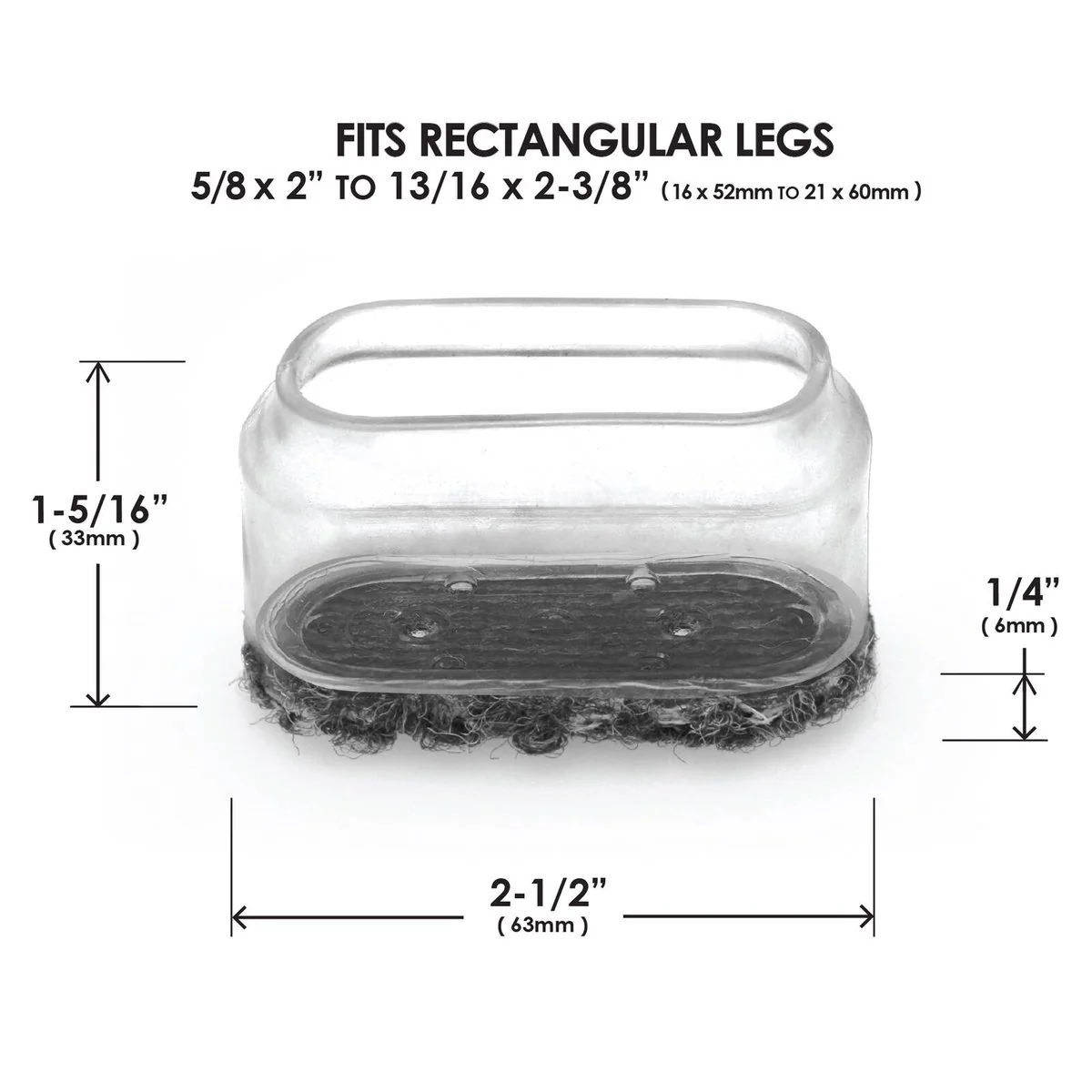 Slipstick Clear Sleeve Rectangle Outdoor Berber 21x58mm - 8 Pack - Weatherproof - Image 2