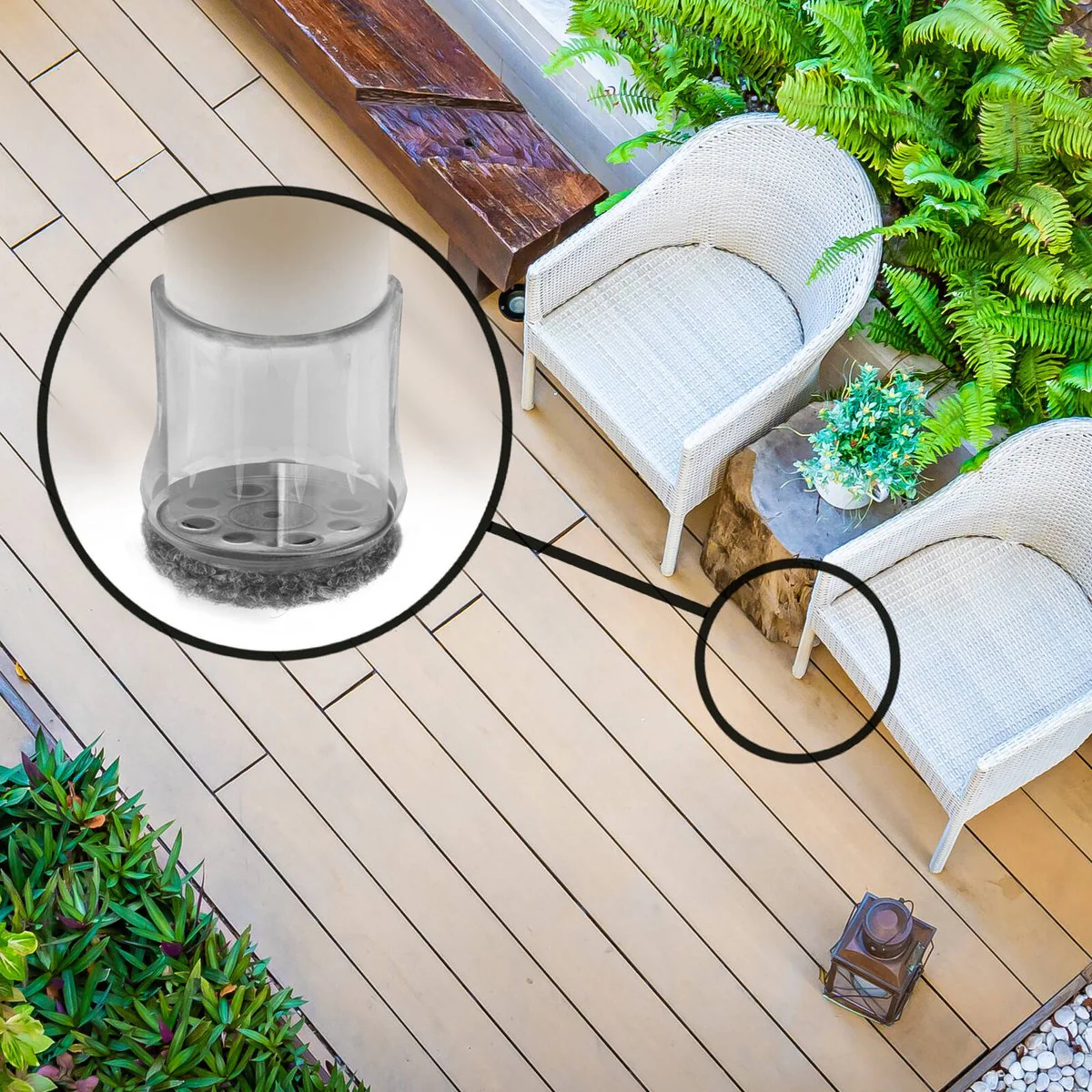 Slipstick M6 Tread Clear Sleeve - 35-42 mm - Outdoor Floor Protection - Image 6