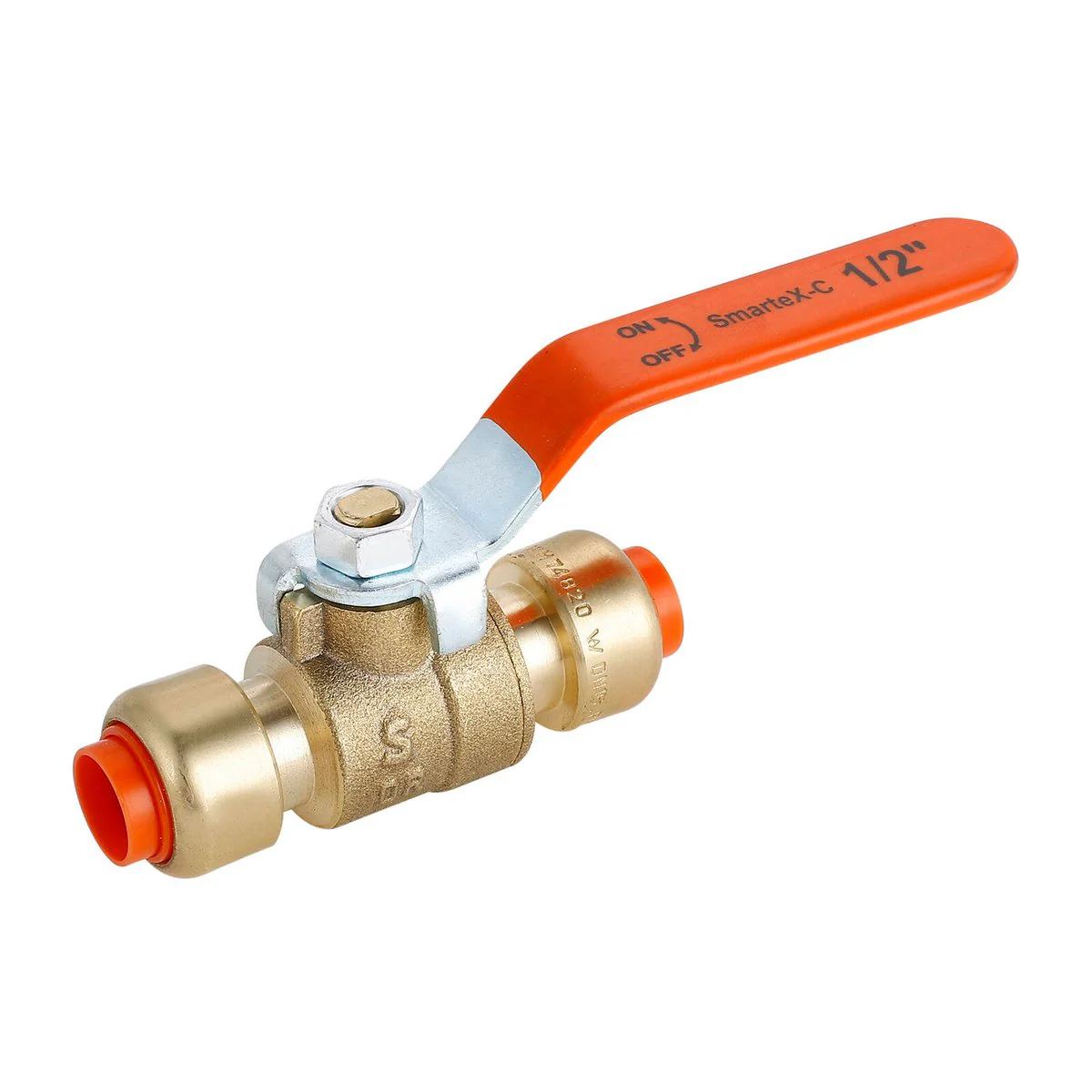 Smartex Copper Ball Valve 15mm - Push-Fit - Lead-Free Brass - WaterMark Certified