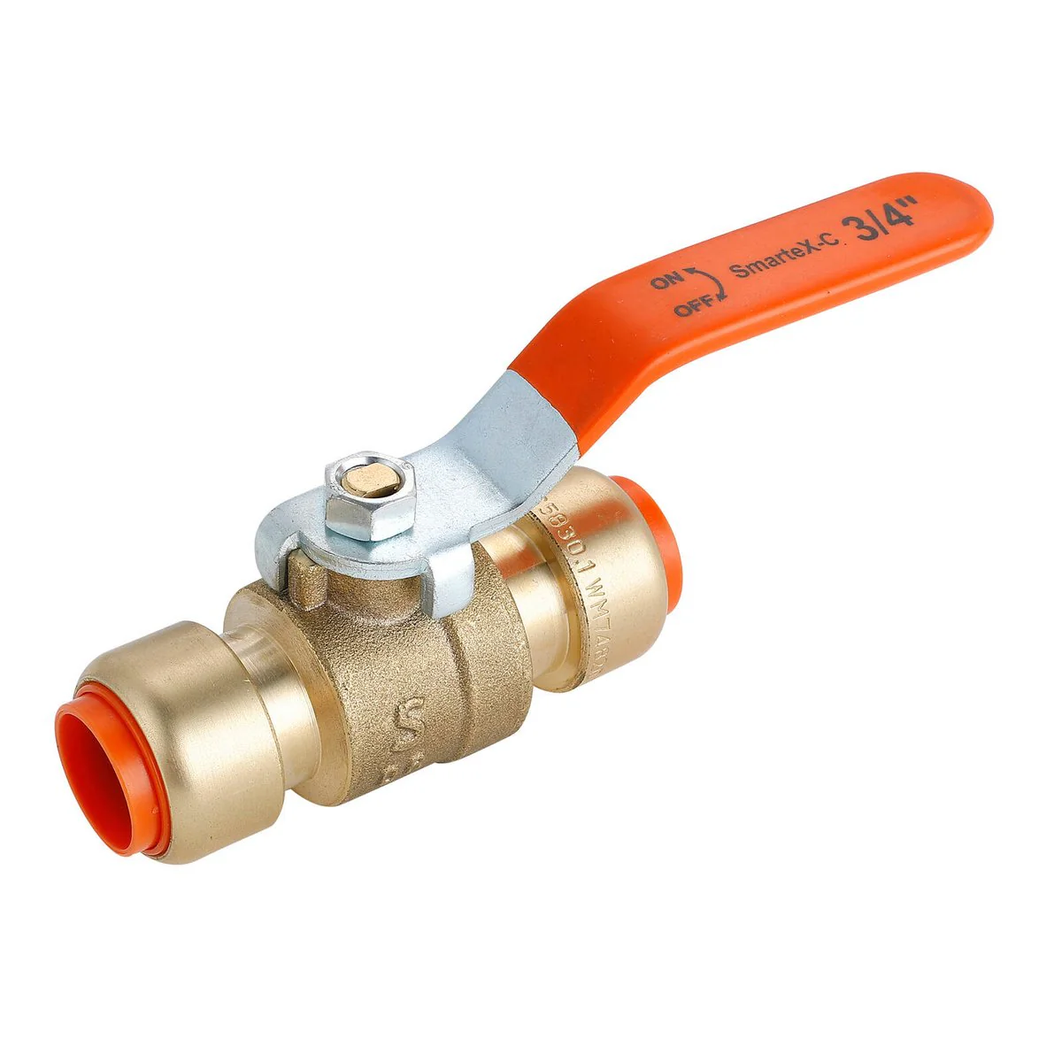 Smartex Copper Ball Valve 20mm - Push-Fit - Lead-Free Brass - Durable