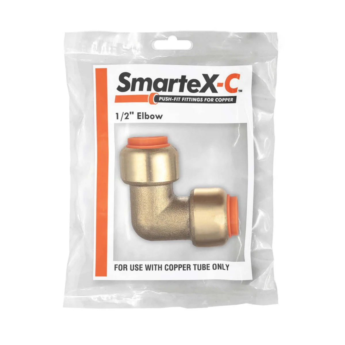 Smartex Copper Elbow Fitting - 15mm - Lead-Free Brass - Push-Fit - Image 2