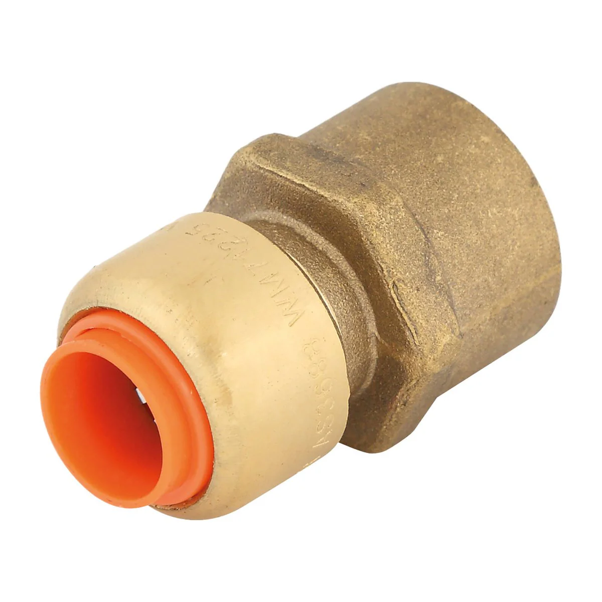Smartex Copper Female Connector - 15 x 15mm - Lead Free Brass - Push-Fit