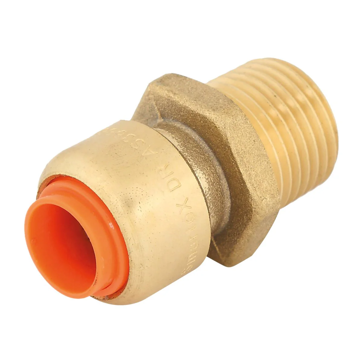 Smartex Copper Male Connector - 20 x 20mm - Lead Free Brass - Push-Fit