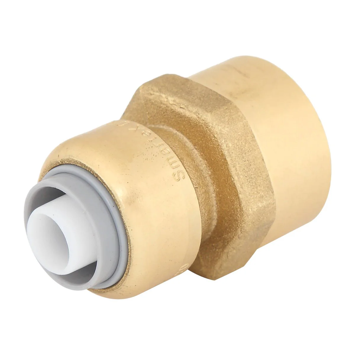Smartex Pex Female Connector - 16 x 20mm - Lead Free Brass - Push-Fit