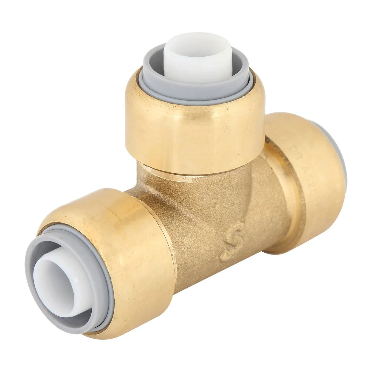 Smartex Pex Tee Fitting - 20mm - Lead Free Brass - Push-Fit - WaterMark Certified