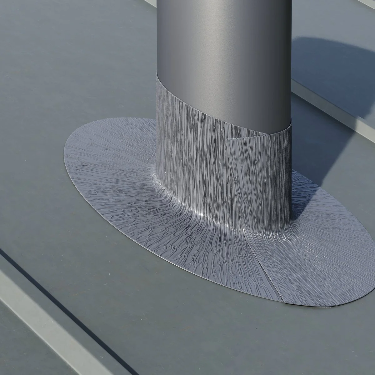 Smartform Lead Free Flashing - 300mm x 1m - Lead Grey - Self-Adhesive, Flexible - Image 5