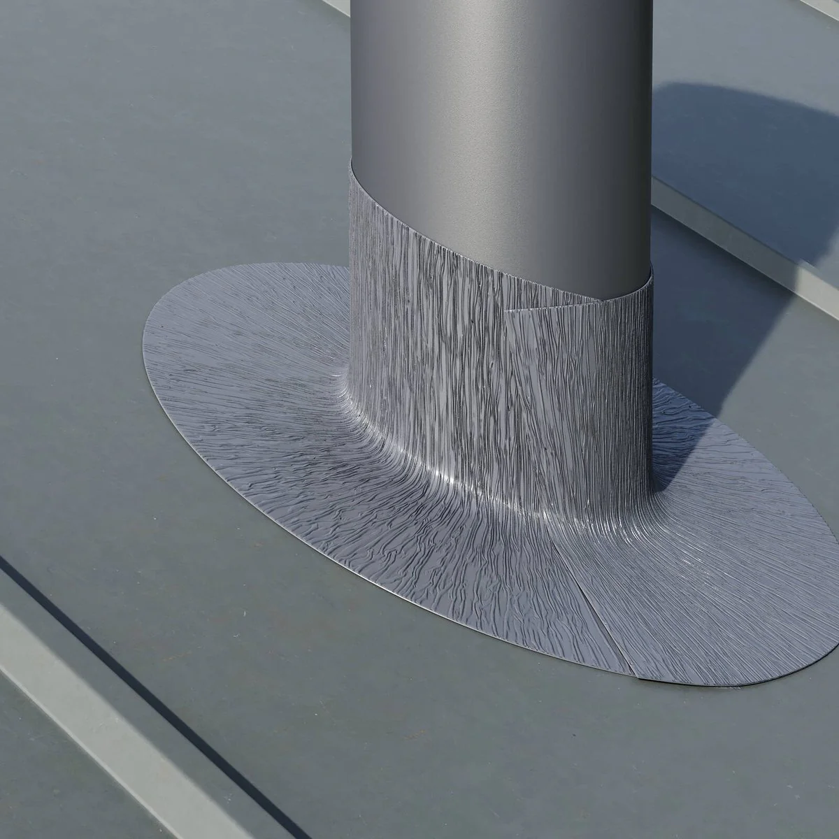 Smartform Lead Grey Flashing - 200mm x 5m - Self-Adhesive, Flexible - Image 4