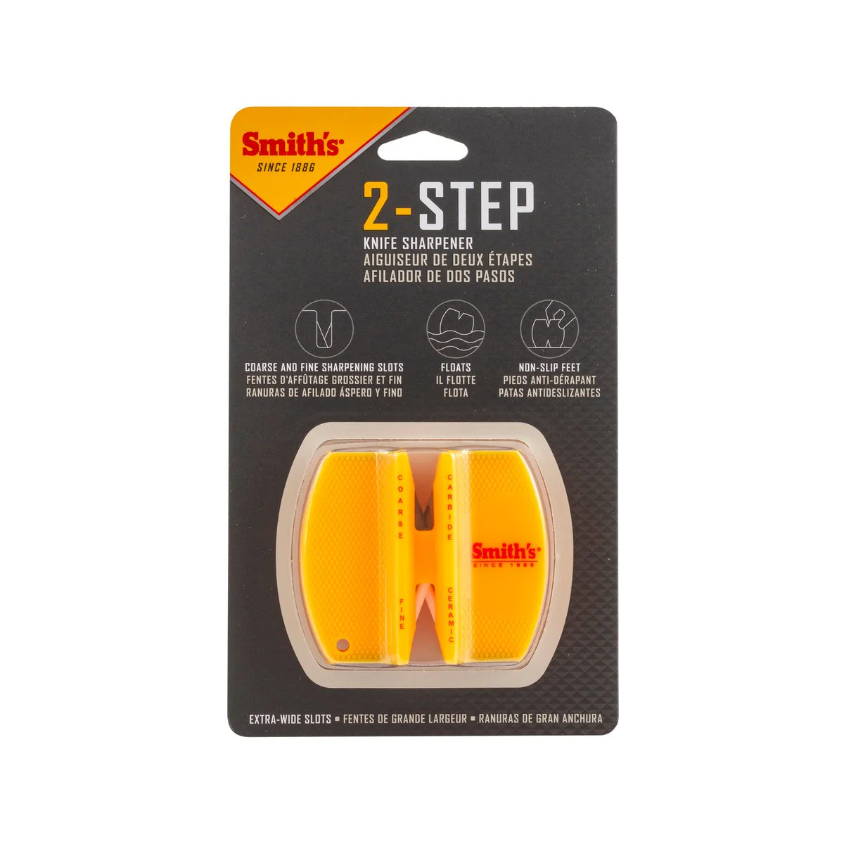 Smith S 2 Step Knife Sharpener - Portable 2-Stage Sharpening Tool 68.84mm - Image 2