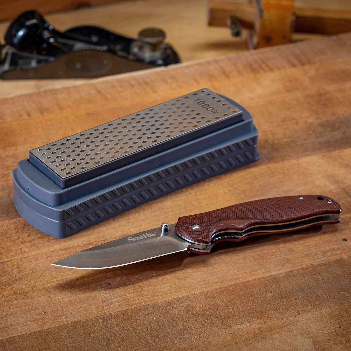 Smith S 6" Dual Grit Fine Diamond Stone 400/1000 - Knife Sharpening Tool - Image 4