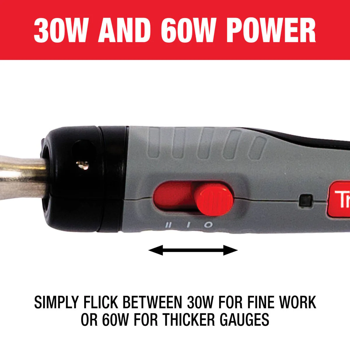 Soldering Iron Dual Power 30W 60W - Quick Heating - Ergonomic Grip - 1.6m Cable - Image 2