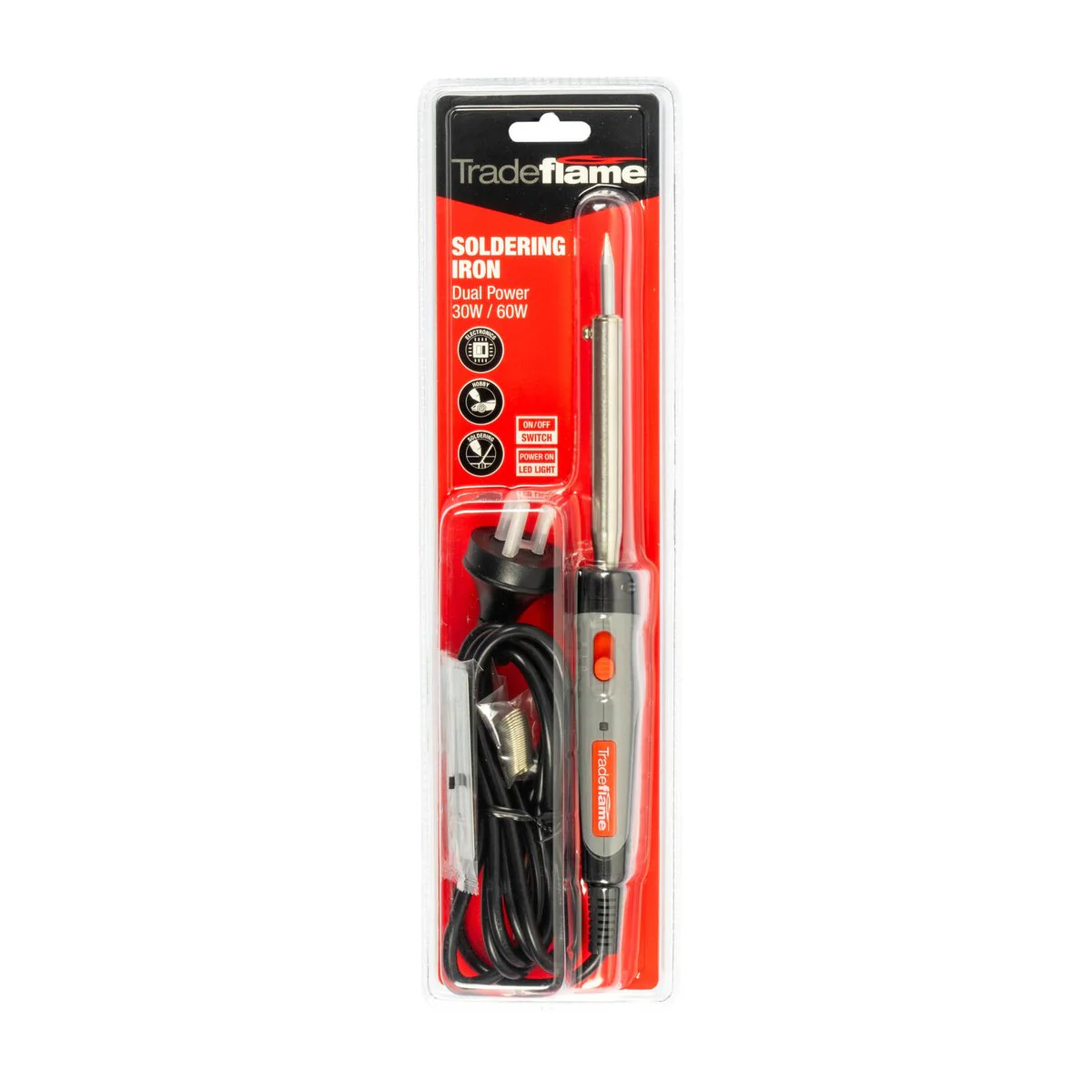 Soldering Iron Dual Power 30W 60W - Quick Heating - Ergonomic Grip - 1.6m Cable - Image 5