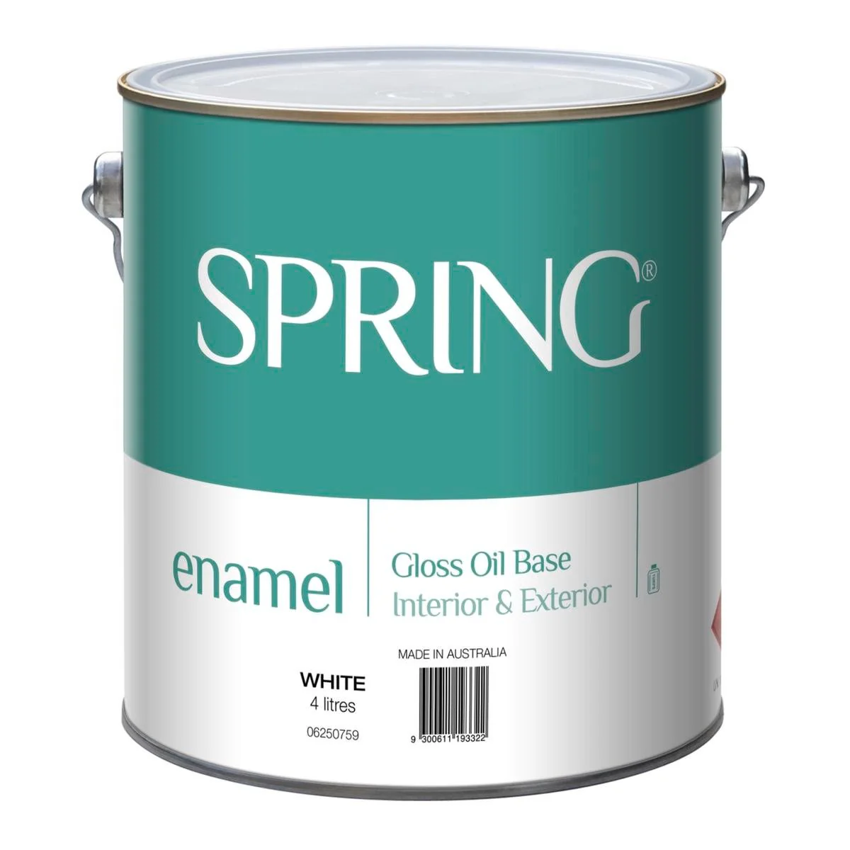 Spring Enamel Paint - 4L - Oil Based - High Gloss Finish