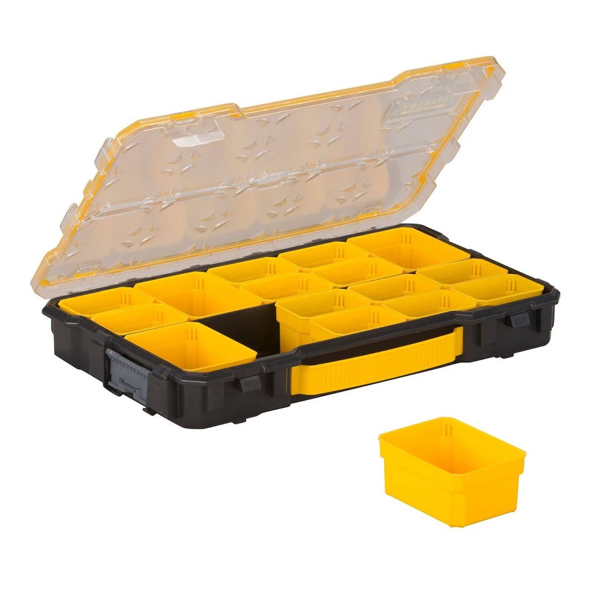 Stanley Fatmax Pro 2/3 Shallow Organiser - 16 Removable Cups - 270mm x 70mm x 440mm - Image 5